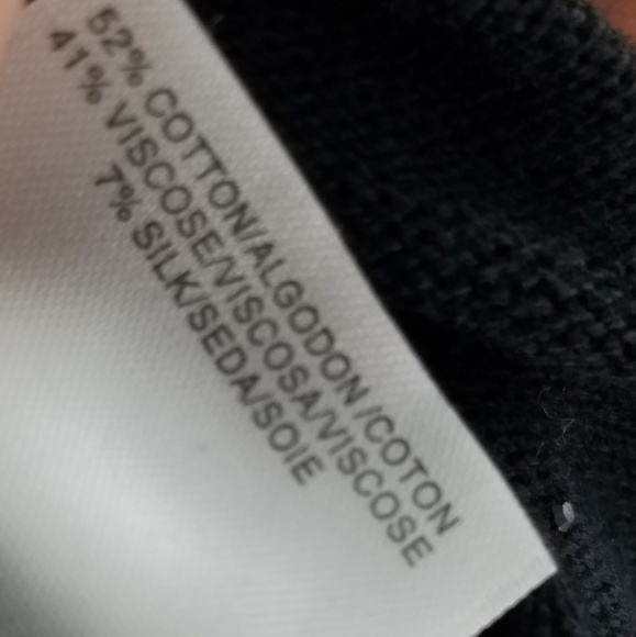 Anne Klein S/S Black Sparkle Size L - Picture 4 of 6